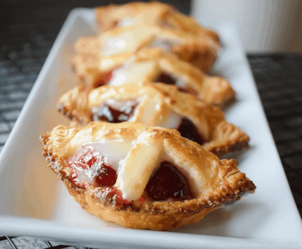 Delicious Quick Cherry Pie Bites with flaky crust and cherry filling, perfect for a sweet snack or dessert