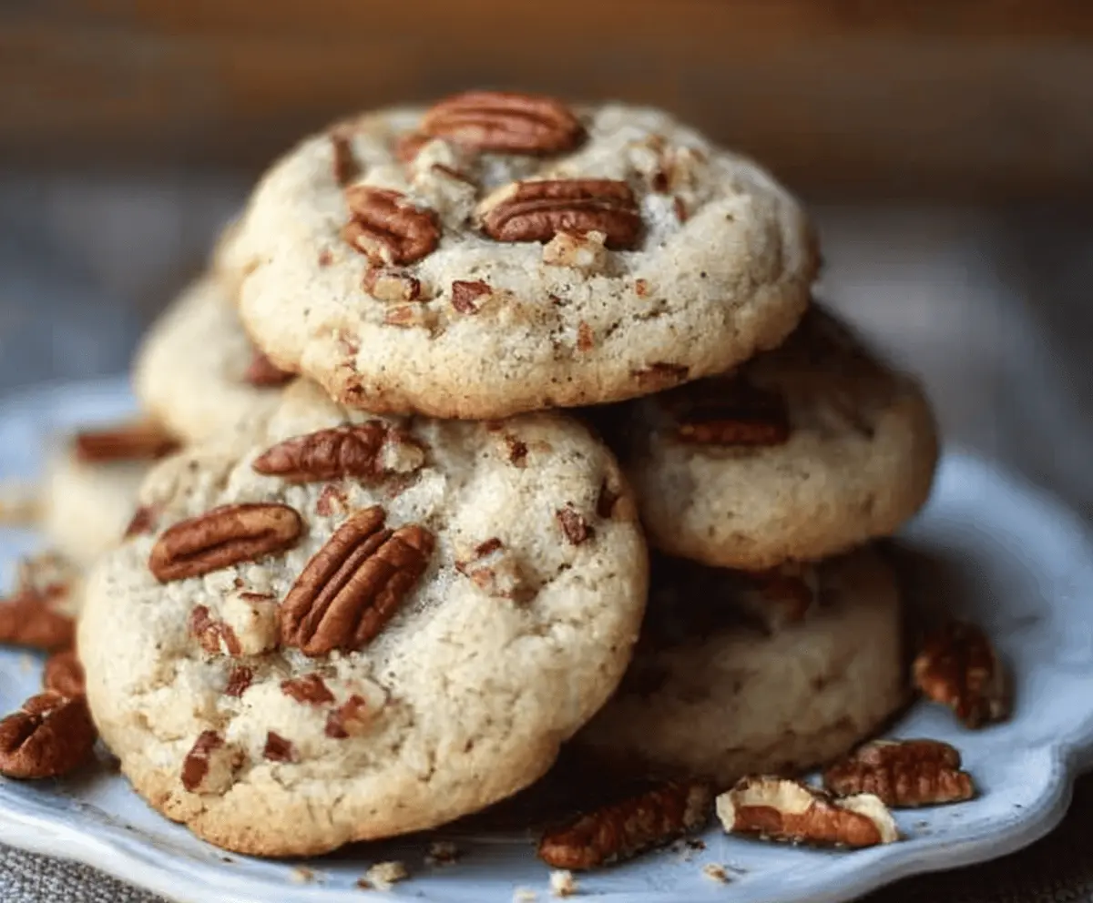Easy Butter Pecan Cookies Recipe