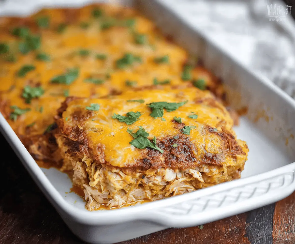 Easy Keto Mexican Chicken Casserole