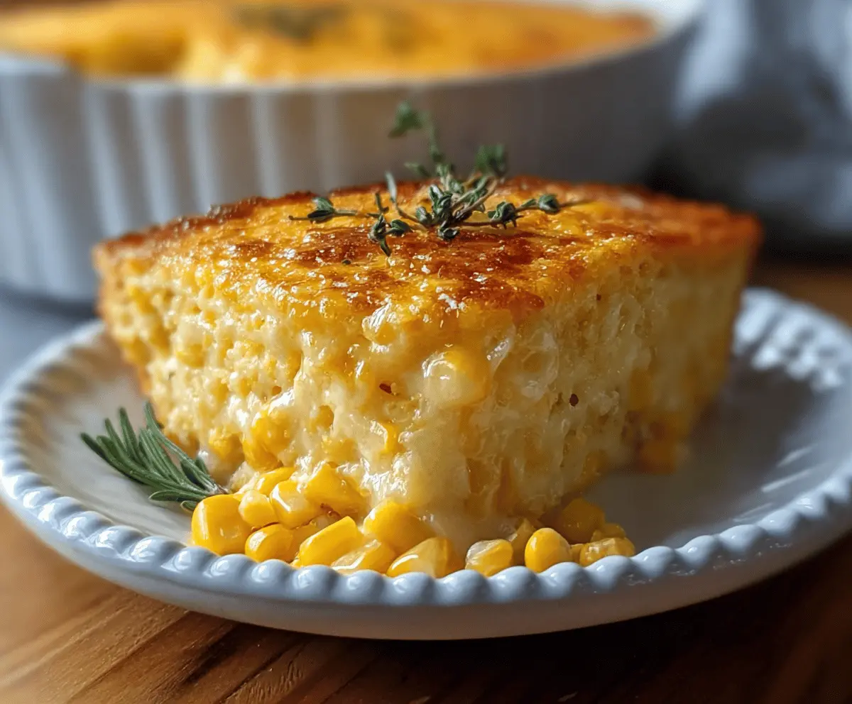 Easy Honey-Glazed Corn Casserole