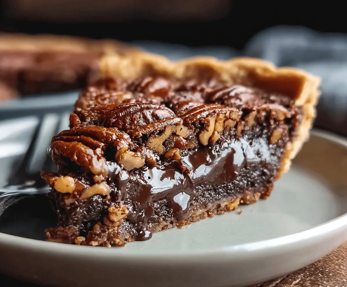 Classic Texas Chocolate Pecan Pie