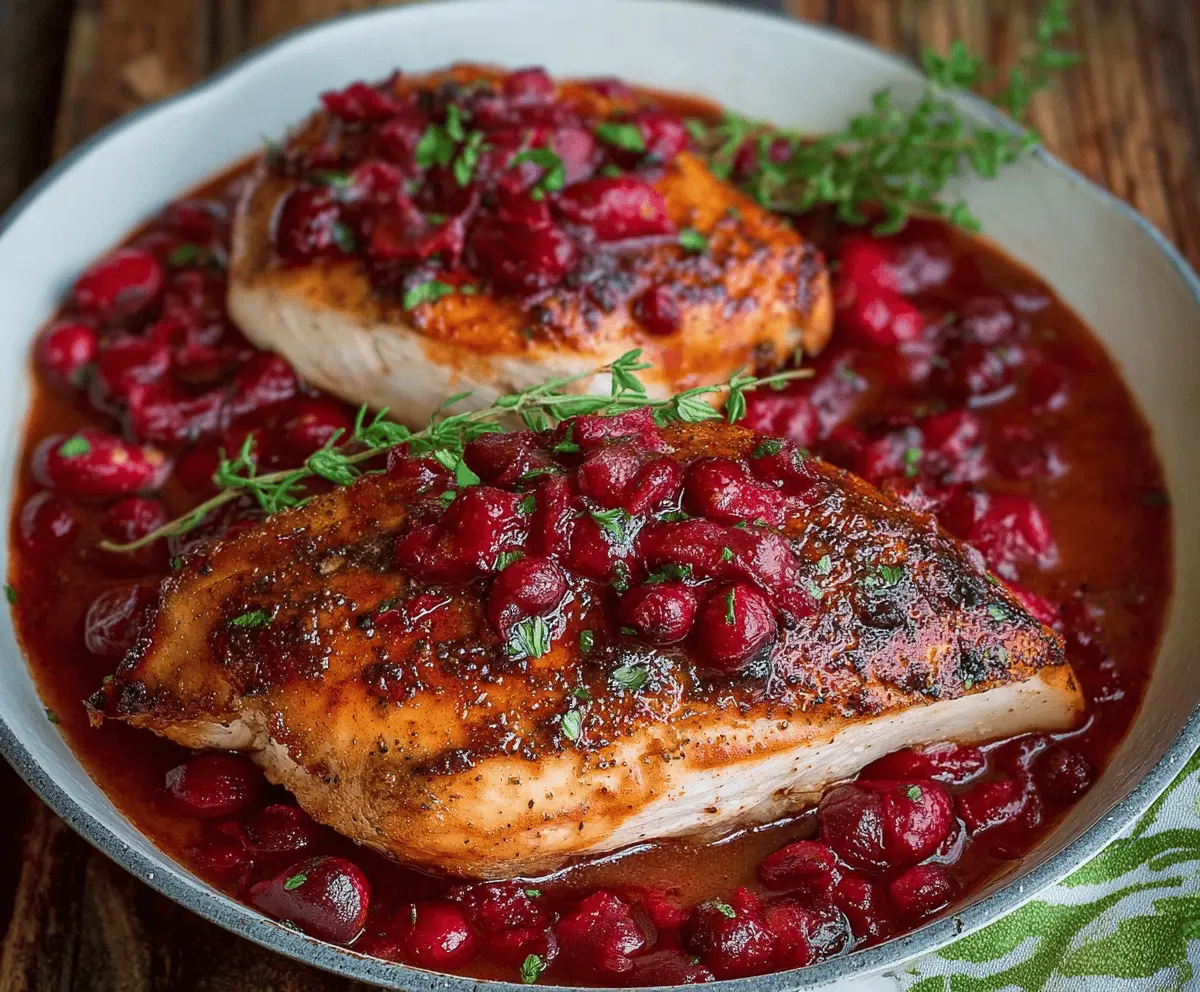 Easy Turkey Breast with Cranberry Orange Sauce