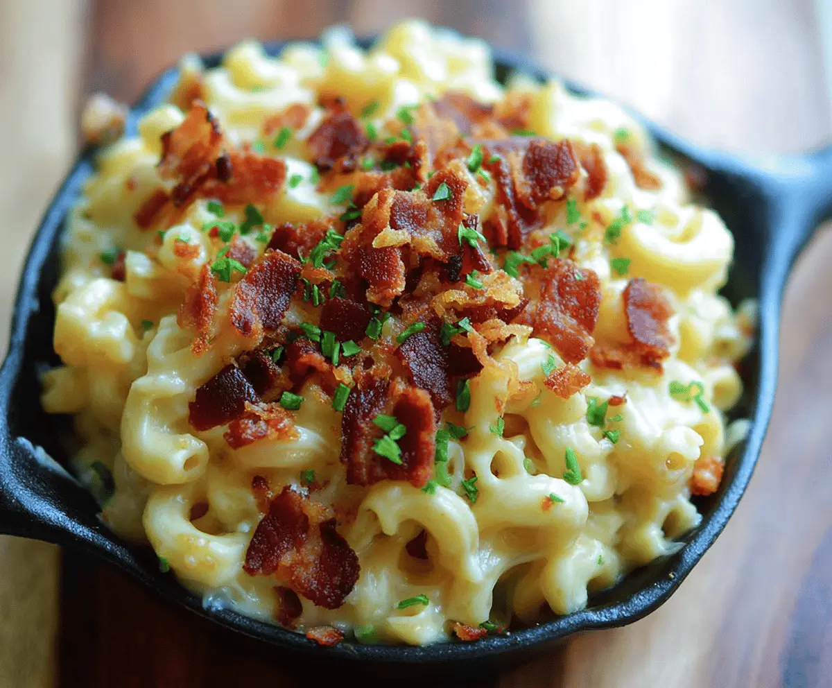 Easy Bacon Mac and Cheese Recipe
