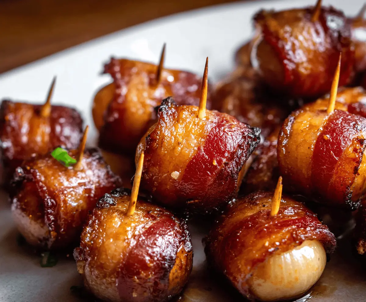 Easy Bacon Wrapped Water Chestnuts