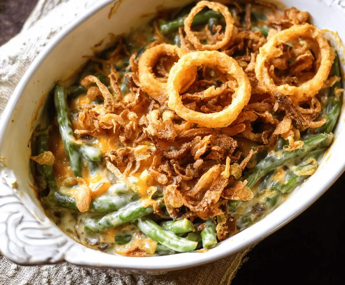 Easy Green Bean Casserole by Barefoot Contessa