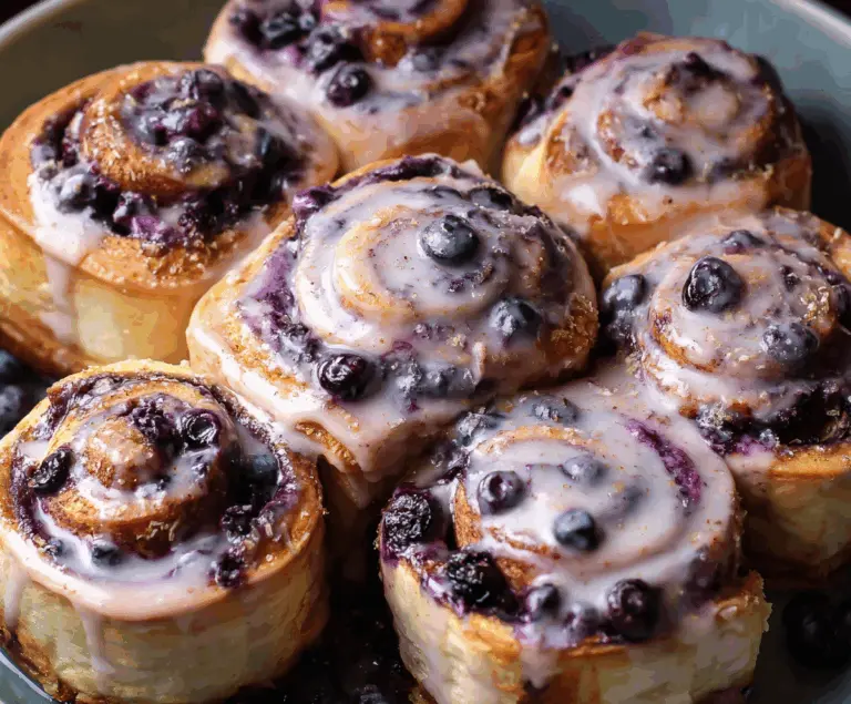 Blueberry Cinnamon Rolls