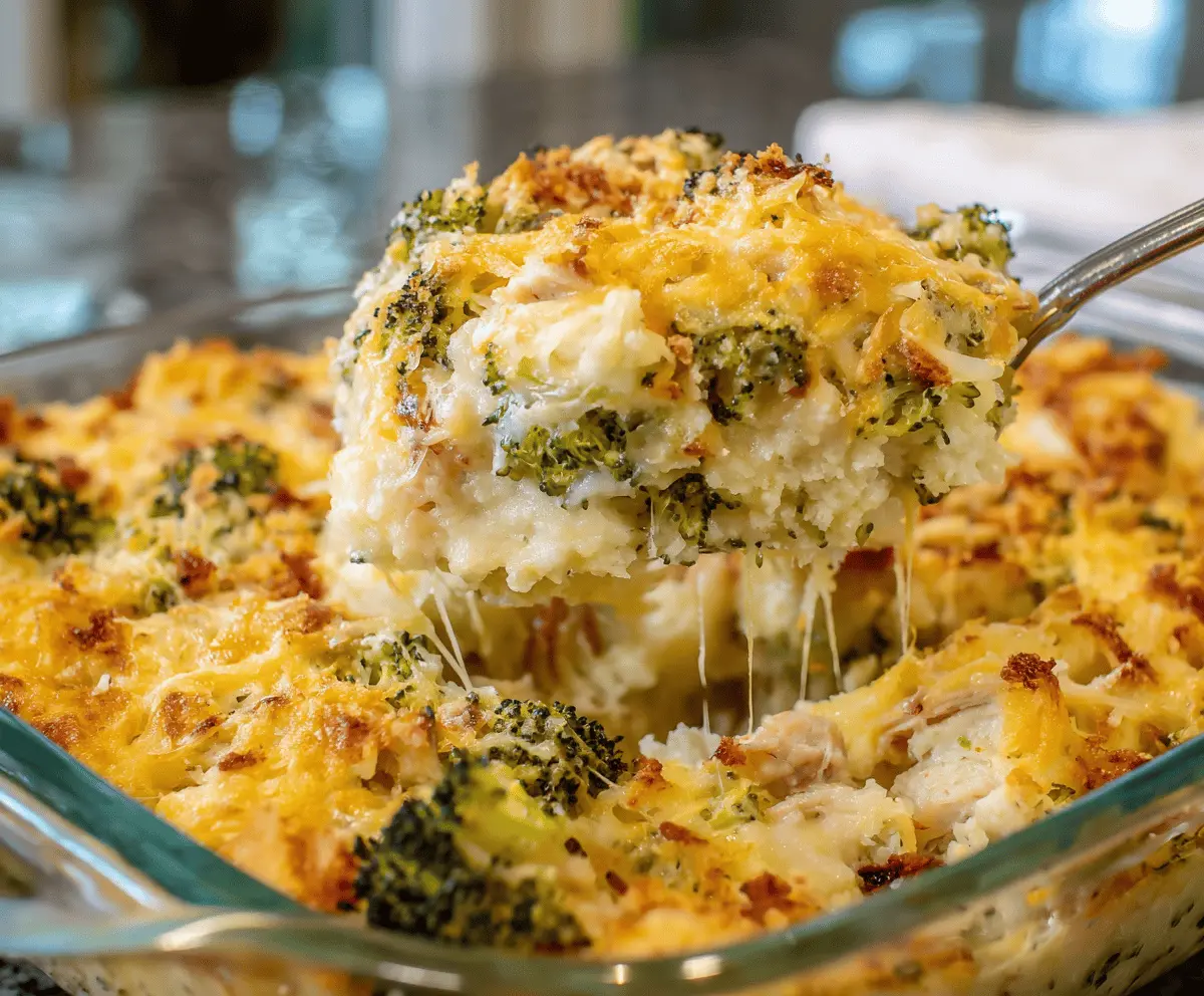 Easy Broccoli Chicken Casserole