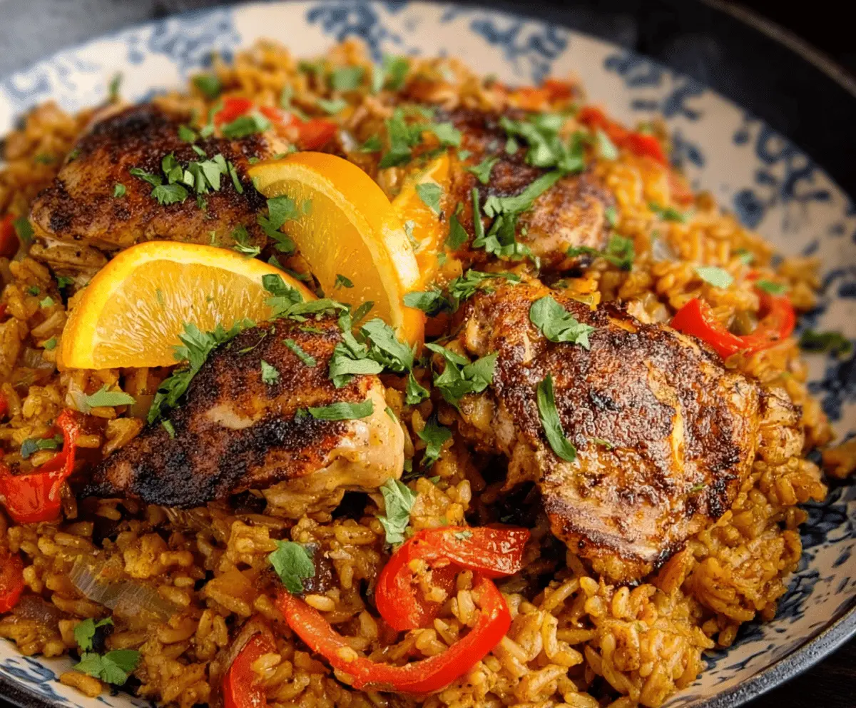 Easy Caribbean Chicken and Rice Recipe