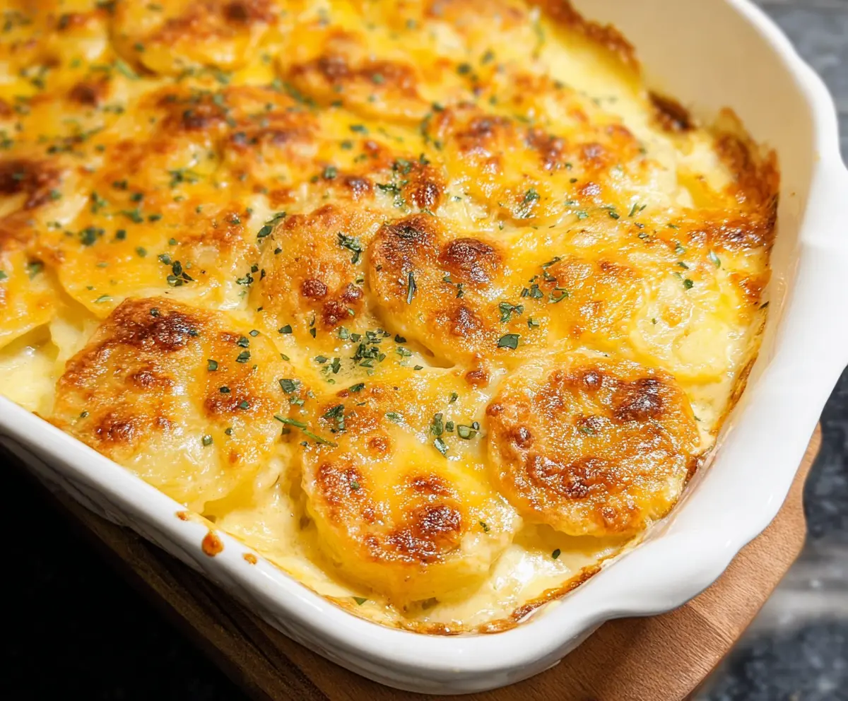Easy Cheesy Scalloped Potatoes Recipe