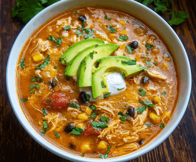 Chicken Enchilada Soup