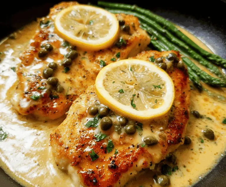 Chicken Piccata with Lemon Sauce