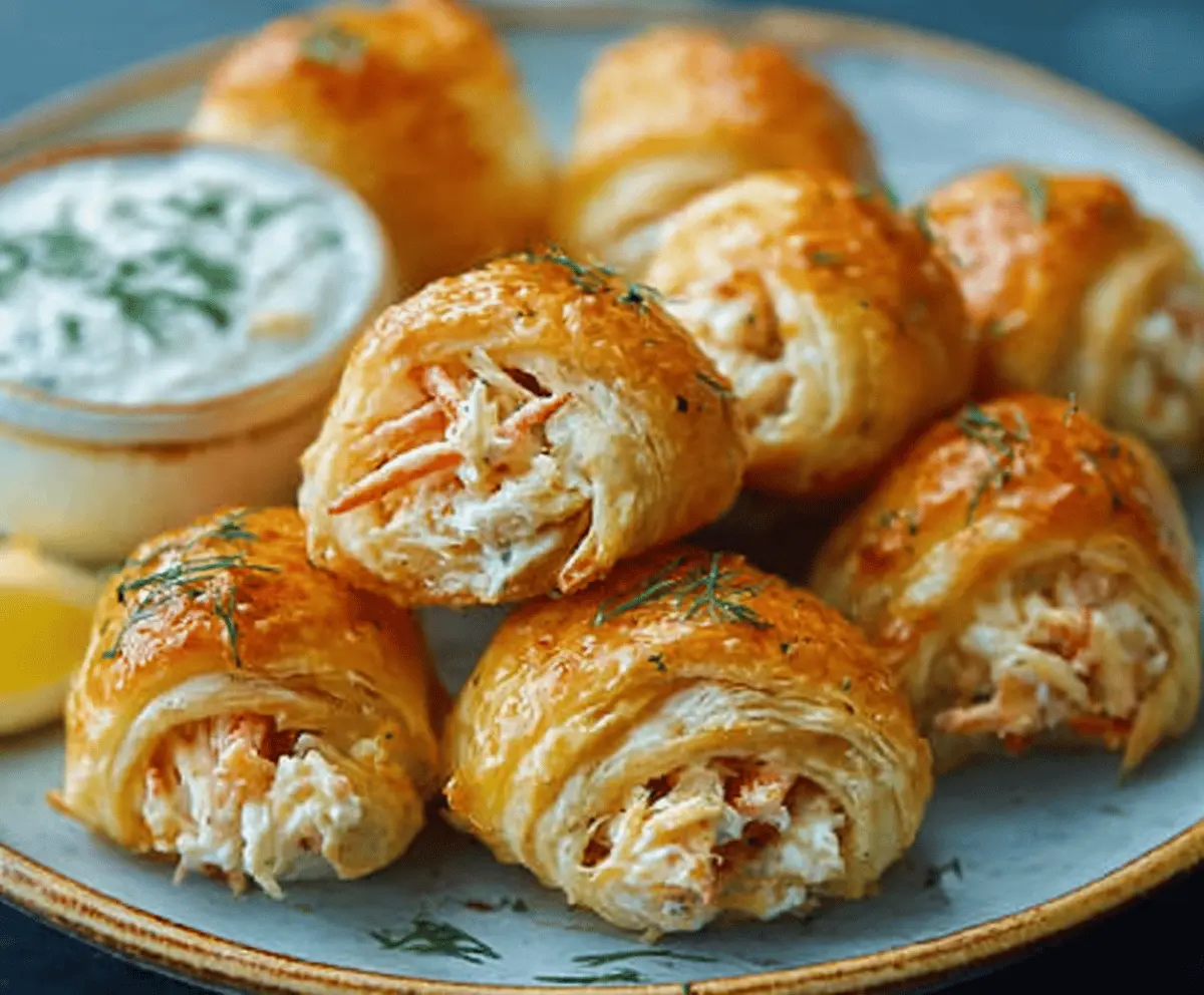 Easy Crab Crescent Bites Recipe