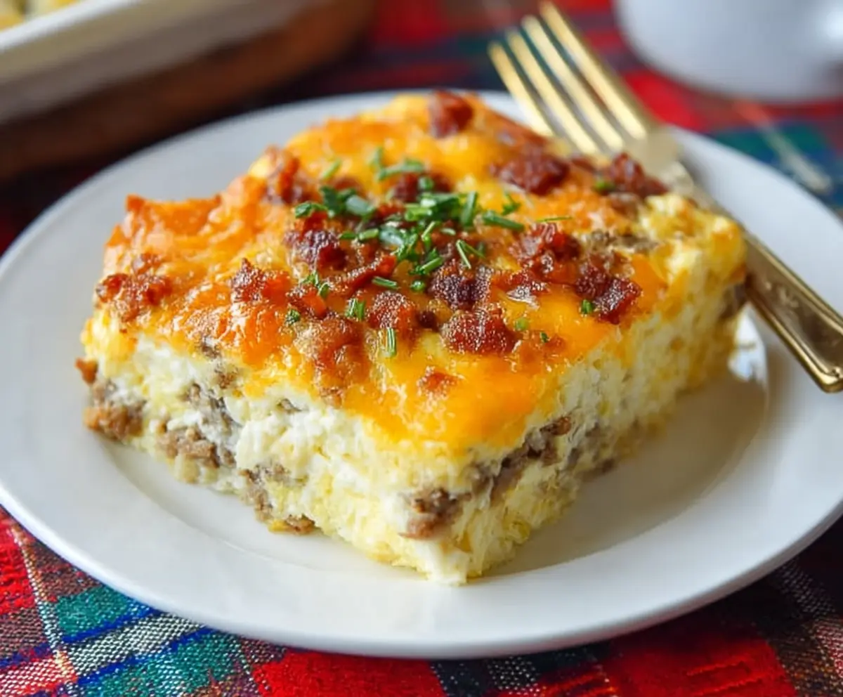 Easy Crack Breakfast Casserole