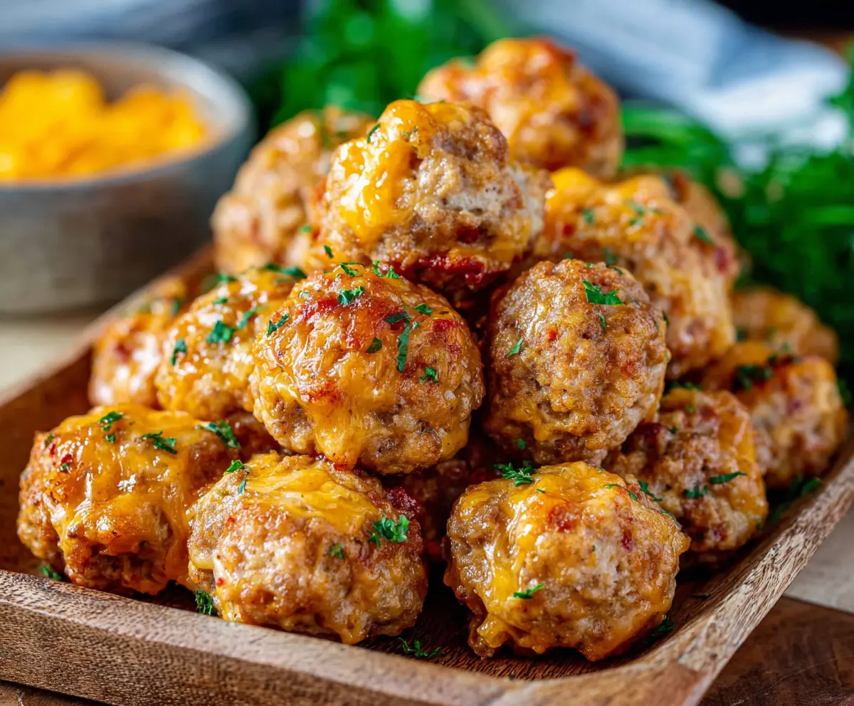 Easy Cream Cheese Sausage Balls Recipe
