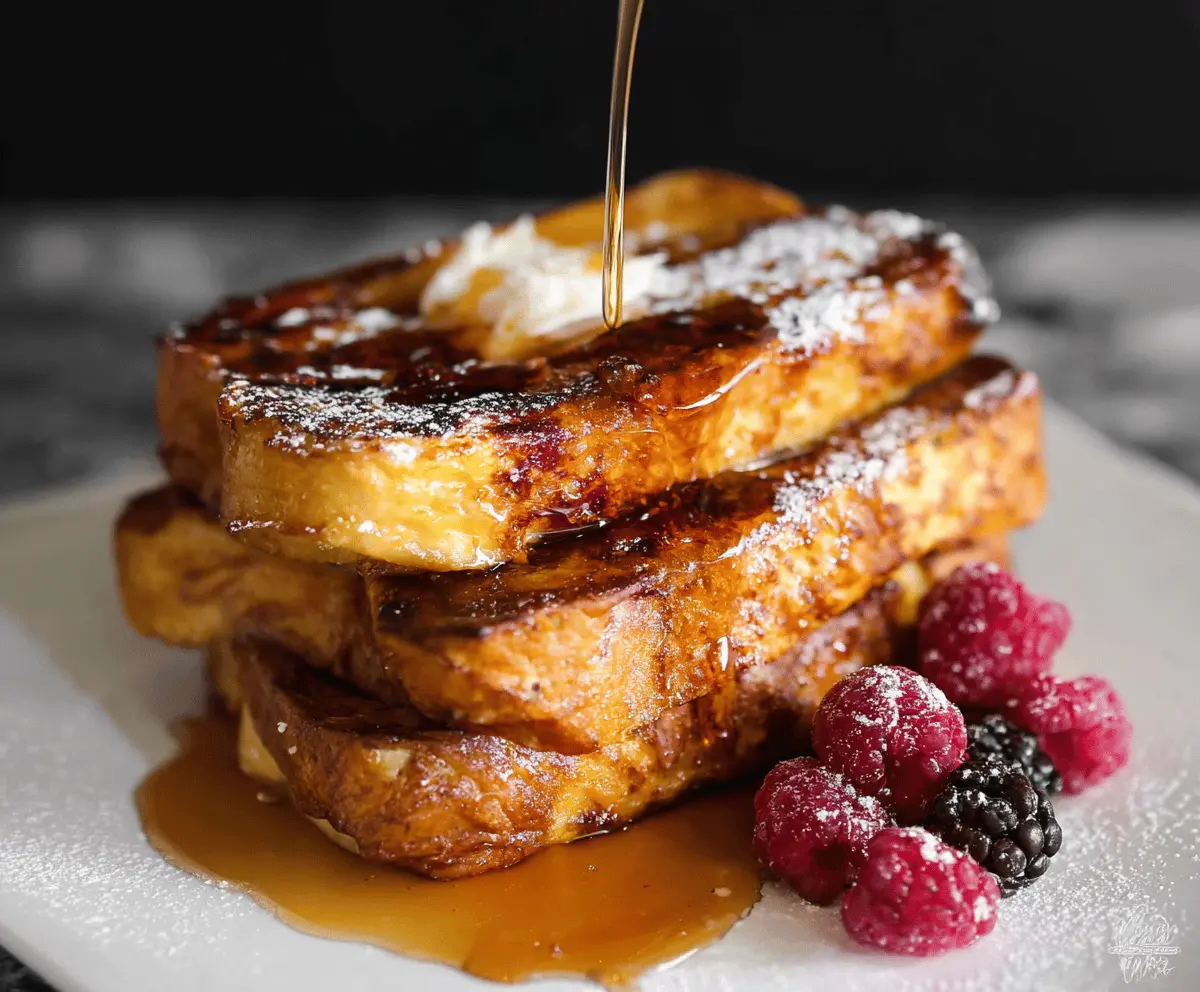 Creamy Crème Brûlée French Toast