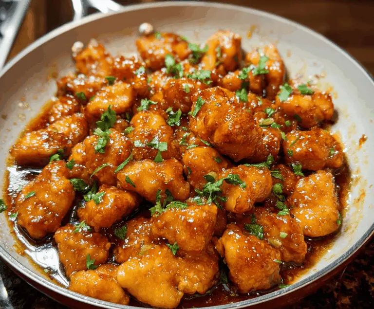 Crispy Chinese Honey Garlic Chicken
