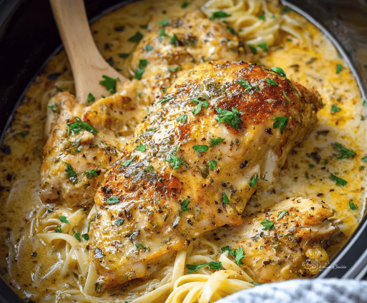 Easy Crockpot Angel Chicken Recipe