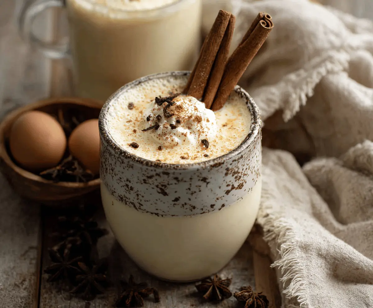 Creamy Homemade Eggnog Recipe