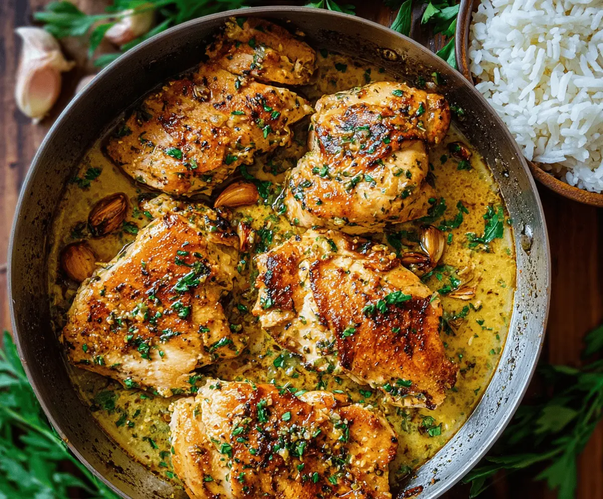 Easy Garlic Butter Chicken Recipe