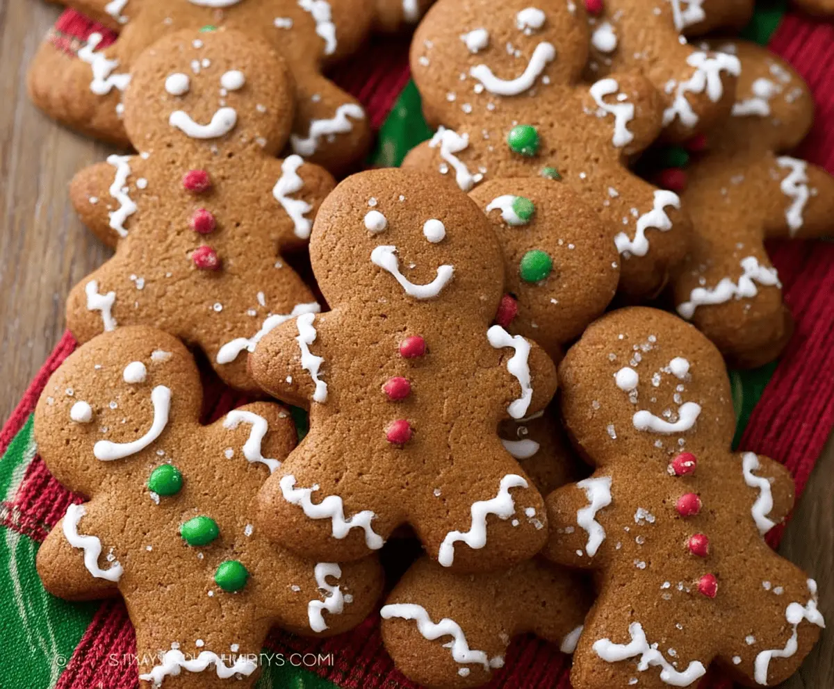 Easy Gingerbread Man Cookies Recipe