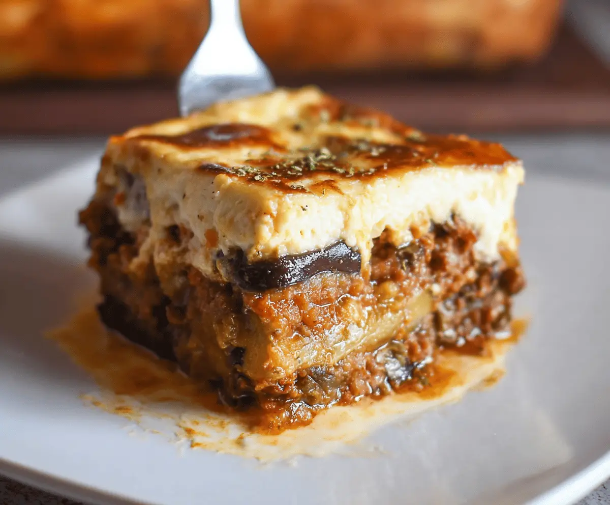 Classic Greek Moussaka Recipe