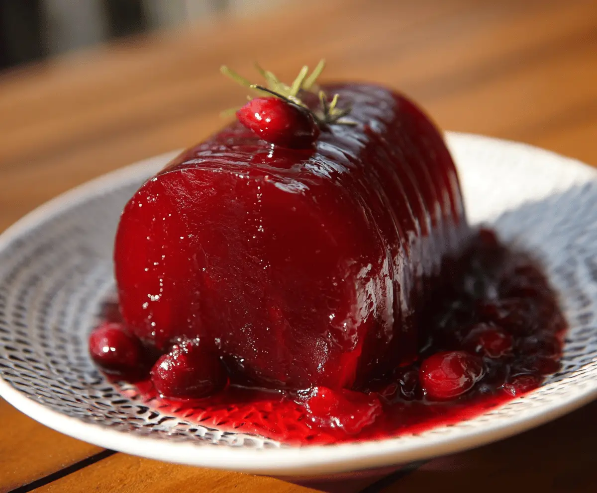 Easy Jellied Cranberry Sauce Recipe