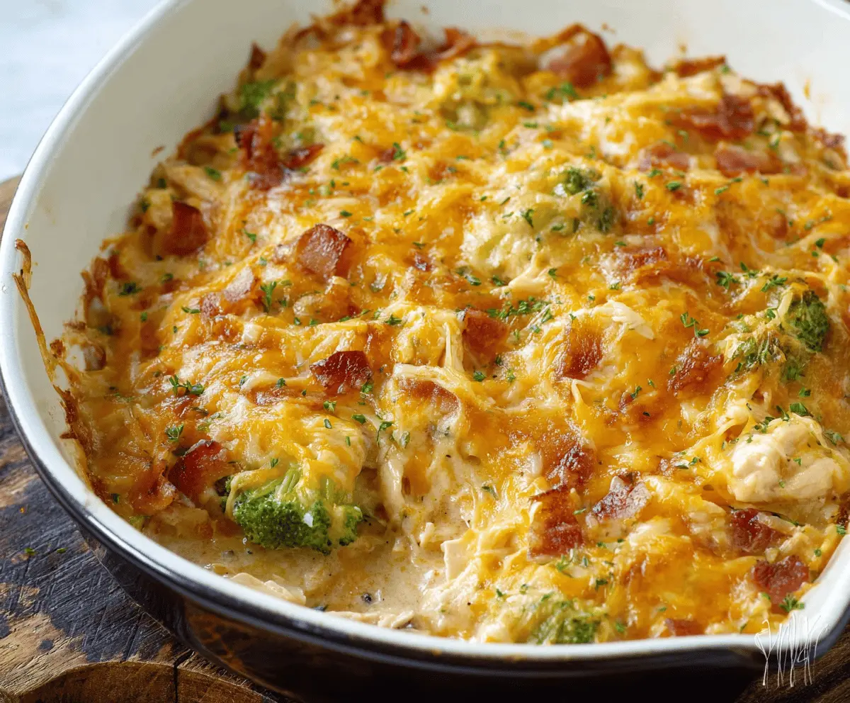 Easy Low Carb Chicken Casserole