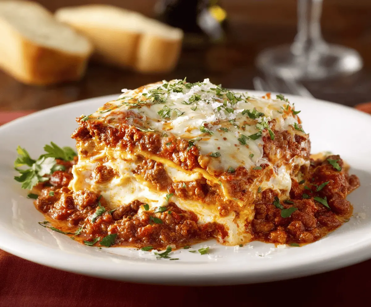 Classic Maggiano's Lasagna Recipe