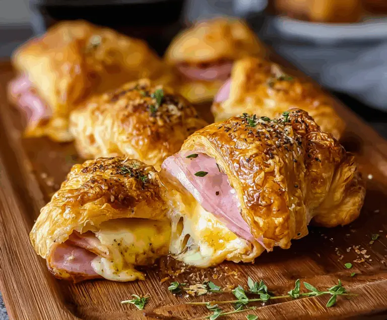 Savory Ham and Cheese Croissant Delights