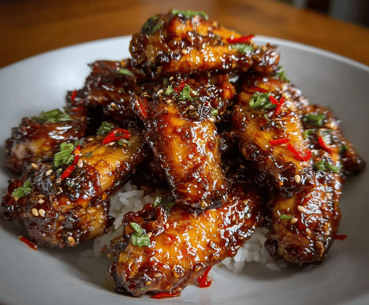 Easy Sticky Pineapple Teriyaki Wings