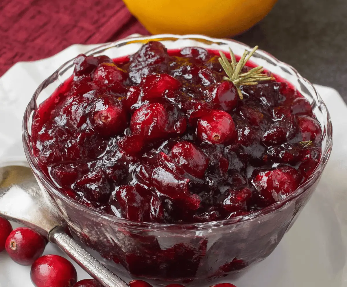 Easy Christmas Cranberry Sauce Recipe