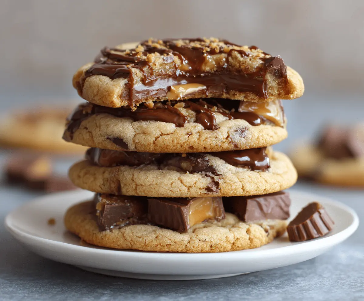 Easy Ultimate Twix-Style Cookies