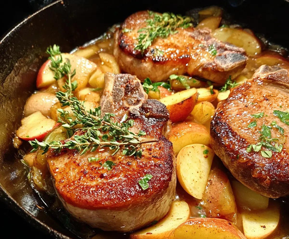 Easy Apple Pork Chops Recipe