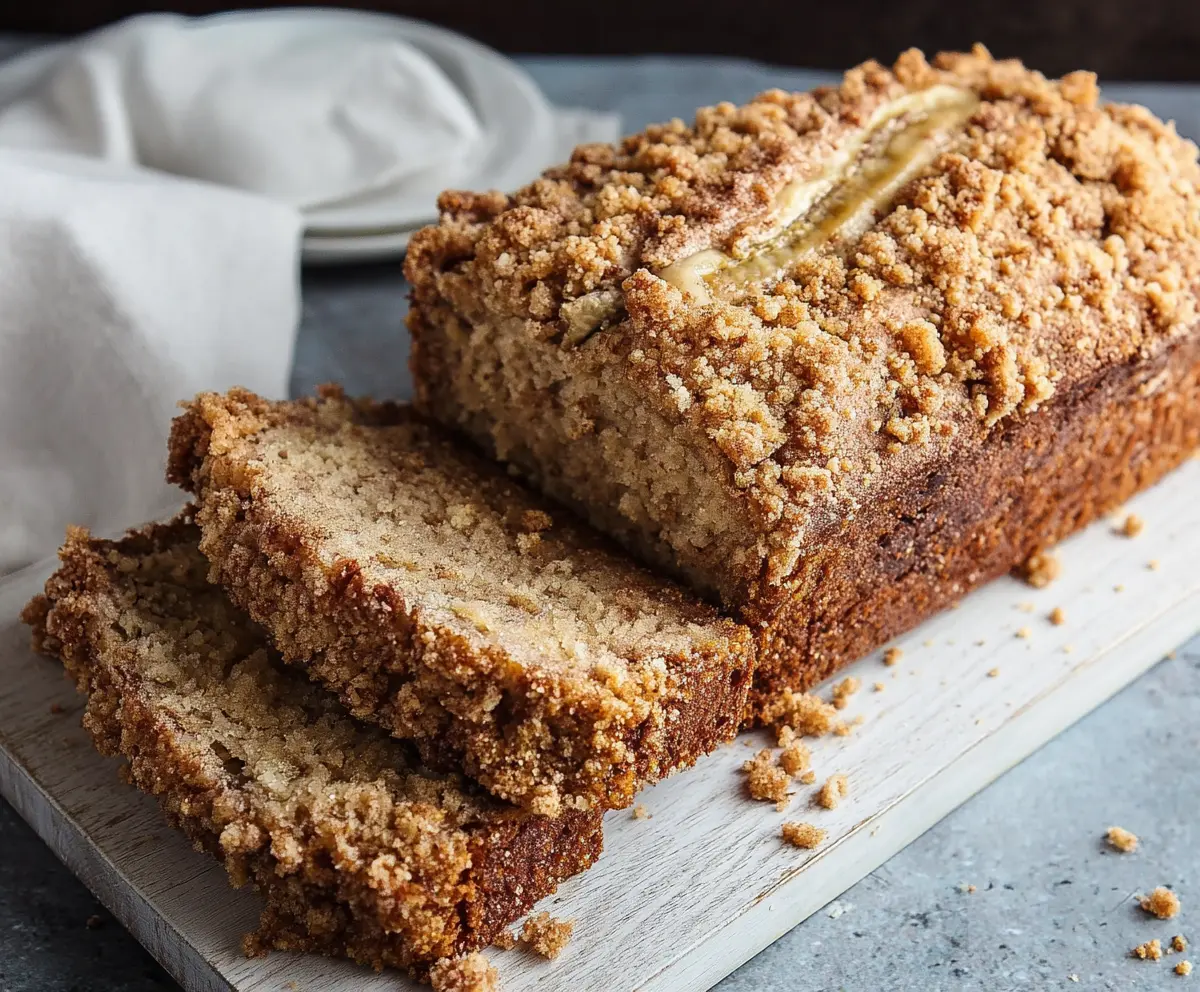 Best Banana Bread with Streusel Topping