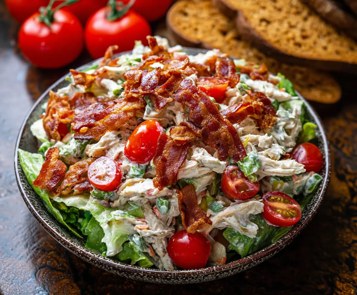 Easy BLT Chicken Salad Recipe
