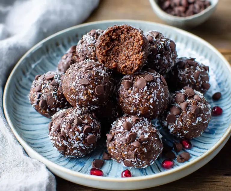 Chocolate Brownie Protein Balls Recipe