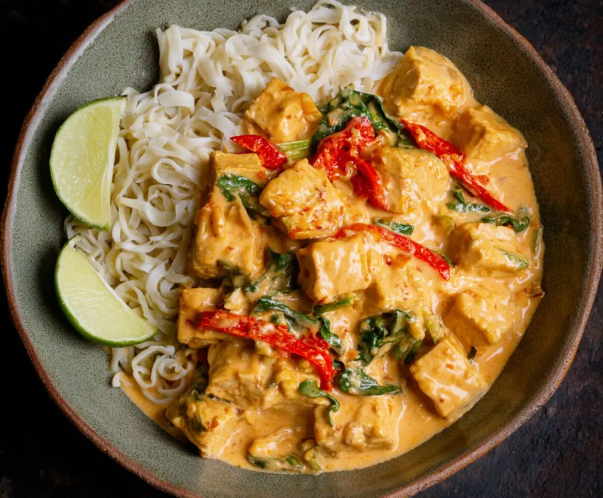 Creamy Coconut Curry Tofu Recipe