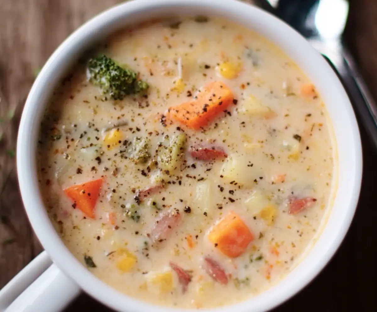 Easy Creamy Vegetable Soup Recipe