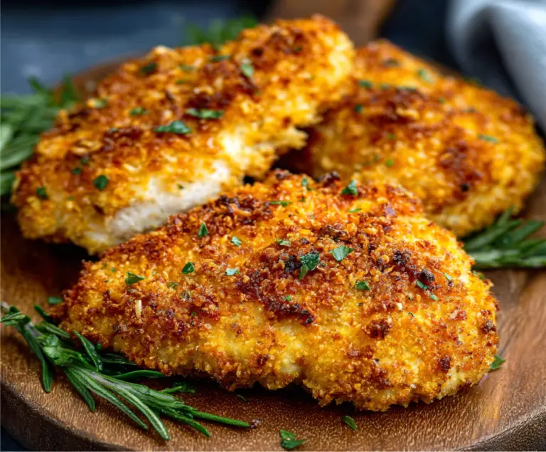 Crispy Air Fryer Parmesan Crusted Chicken