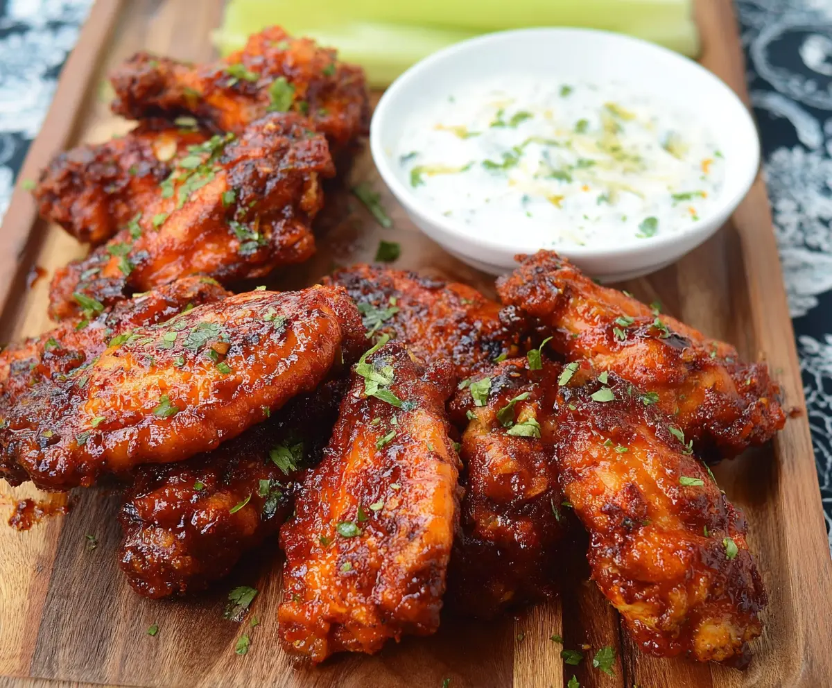 Crispy Buffalo Chicken Wings Recipe