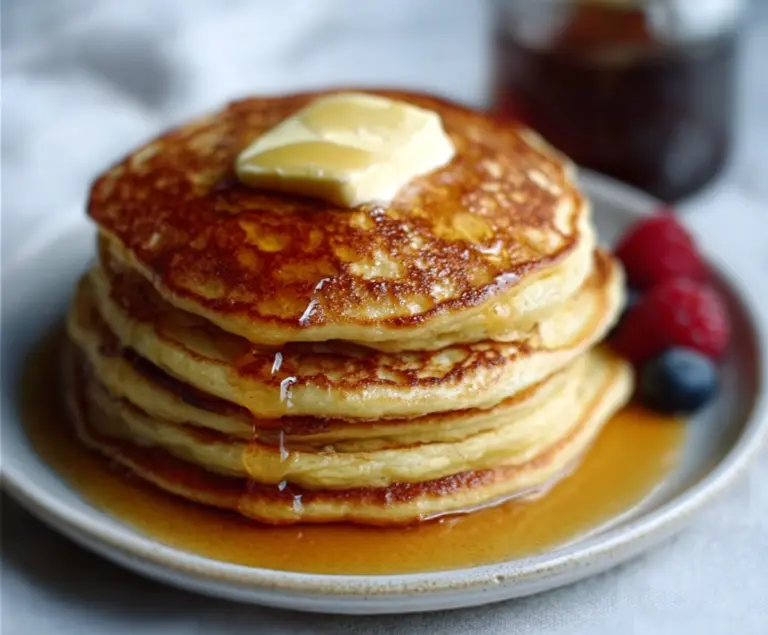 Fluffy Sourdough Discard Pancakes
