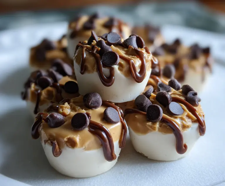 Frozen Peanut Butter Yogurt Bites