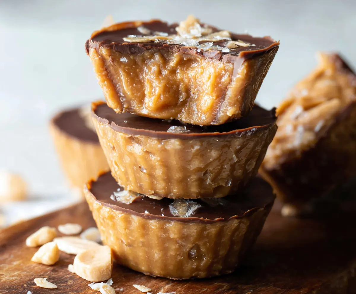 Healthy 3-Ingredient Peanut Butter Cups