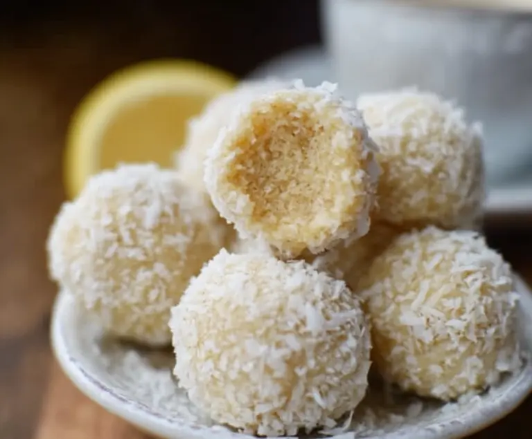 Lemon Coconut Protein Balls