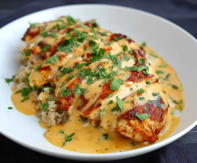 Mexican Chicken with Cheese Sauce