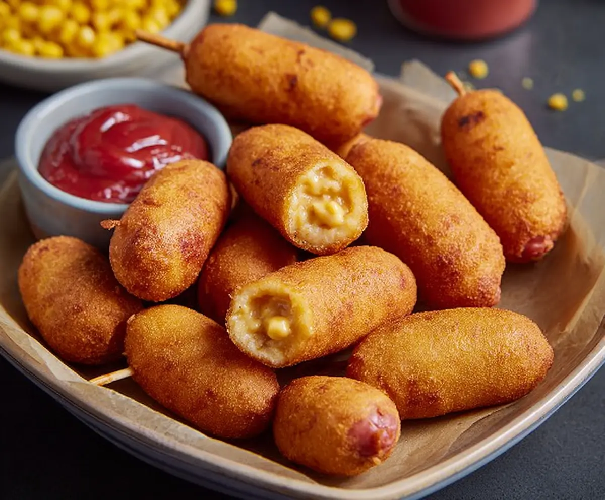 Easy Mini Corn Dogs Recipe