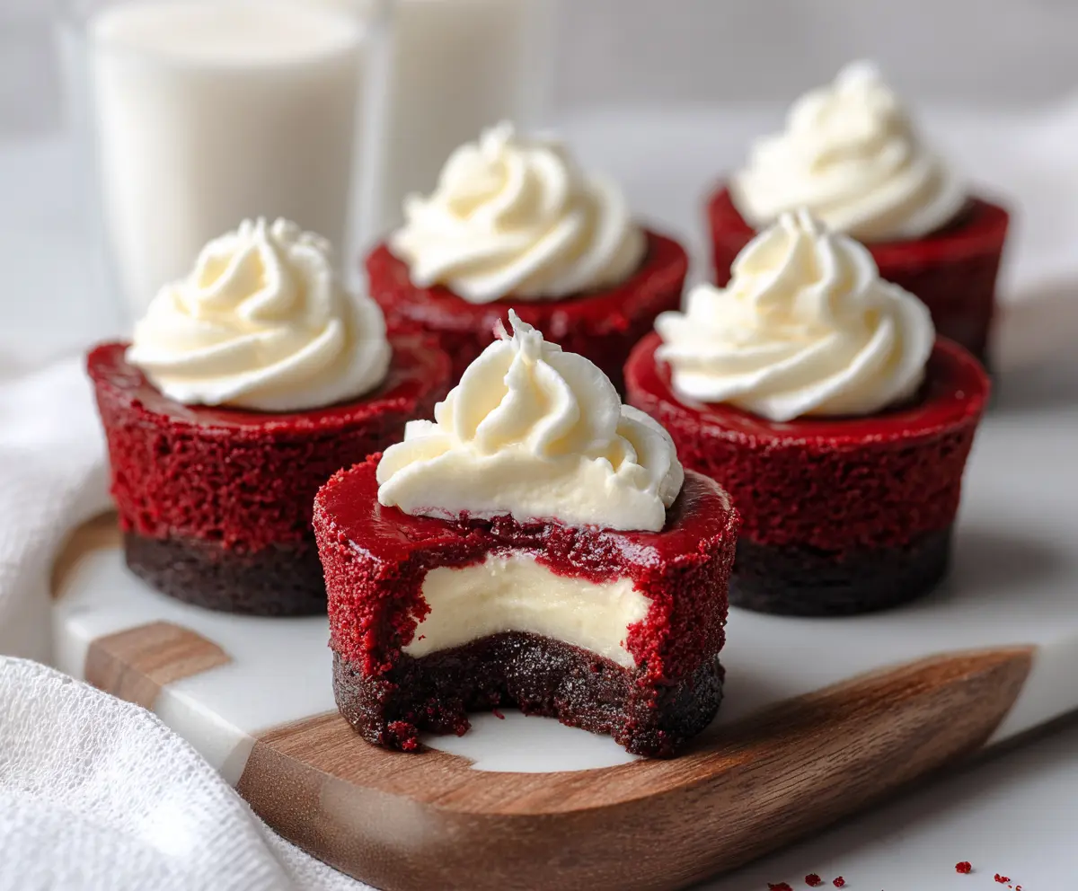 Mini Red Velvet Cheesecake Bites
