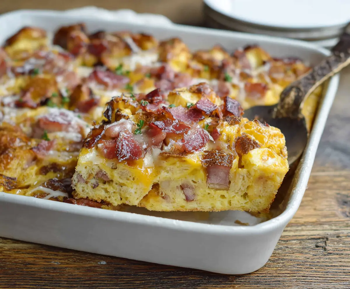 Easy Monte Cristo Breakfast Casserole