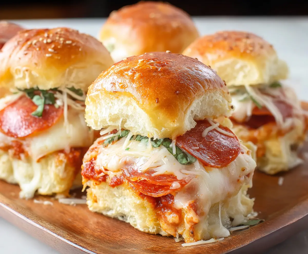 Quick & Tasty Pepperoni Pizza Sliders