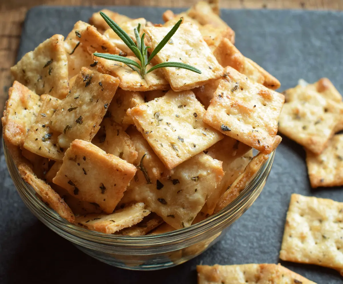 Crunchy Sourdough Discard Crackers
